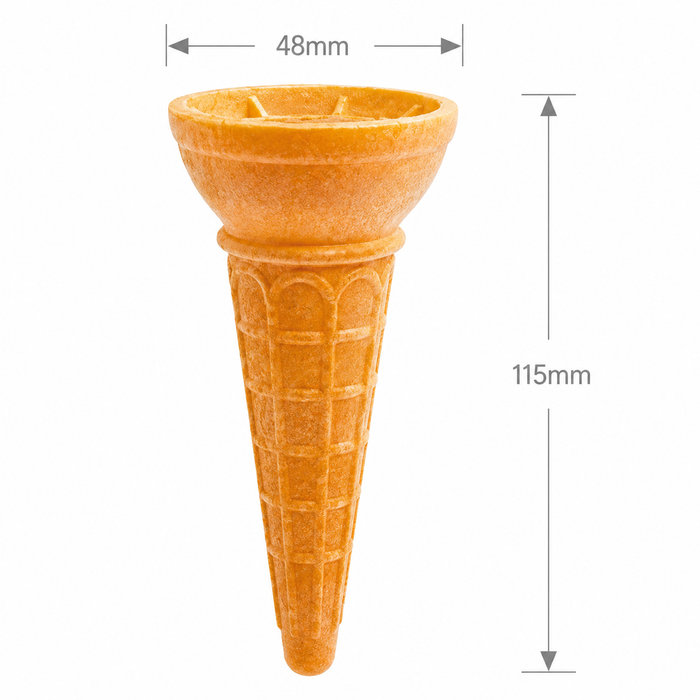 Soft Serve Ice Cream Cones – Bulk Pack (400 Cones)