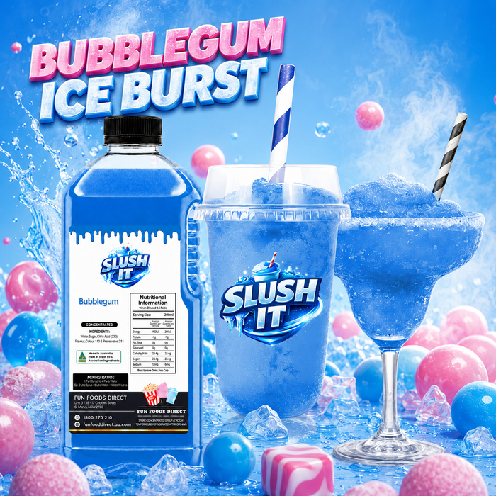 Bubblegum slushy mix / Premium Slushy Bottles