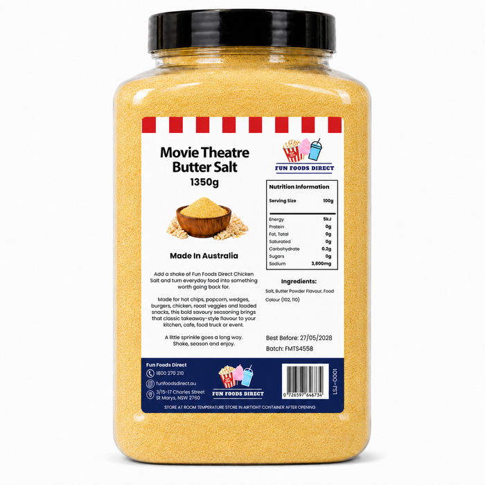 Seasoned Premium Movie Theatre Butter salt | Popcorn Salt