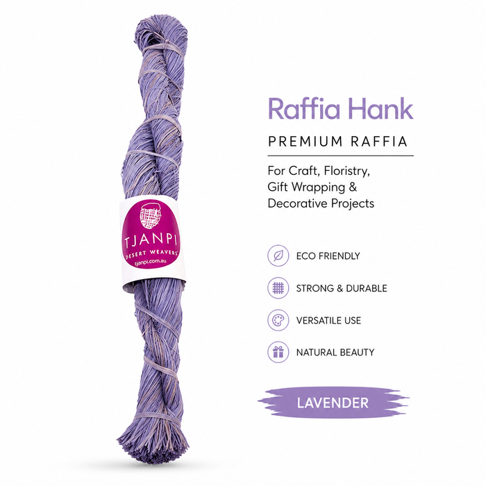 Lavender Raffia Hank 250g