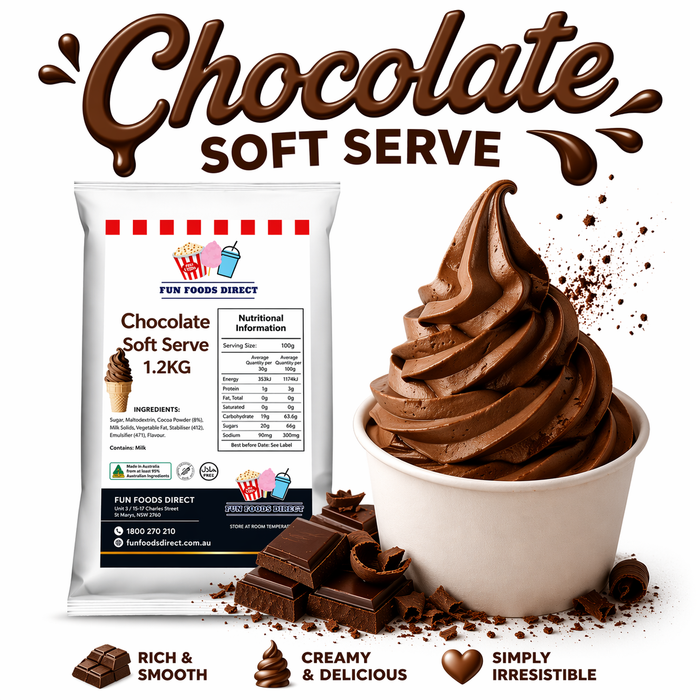 Premium Chocolate Soft Serve Mix