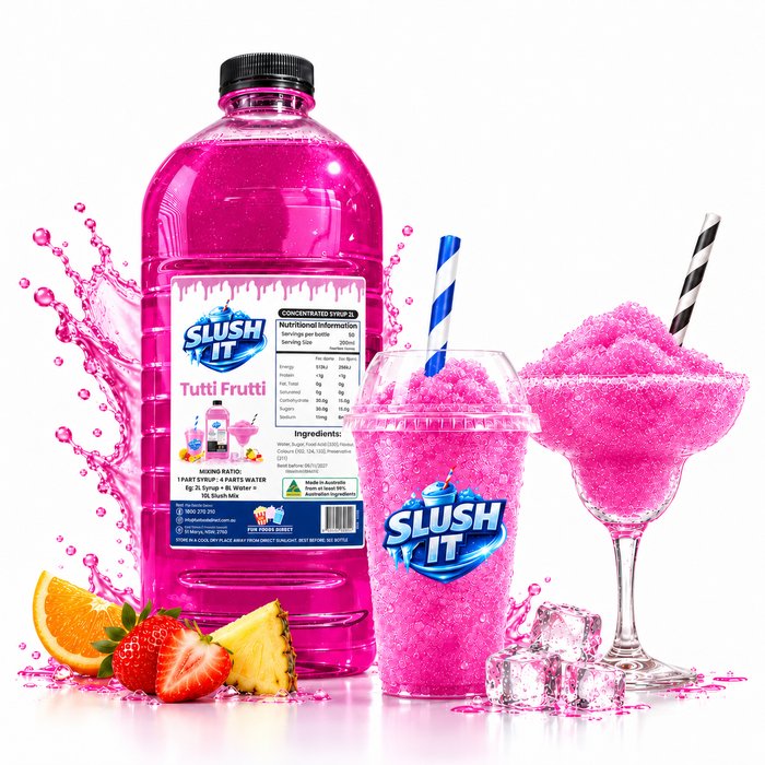 Slush It Tutti Fruitti Ice Rush / Slushie Mix Bottles