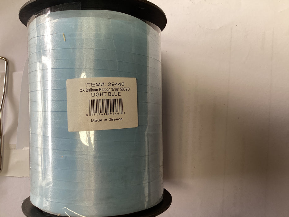 LIGHT BLUE RIBBON (3/16”x500yd):