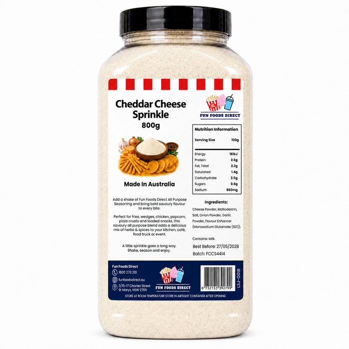 Cheddar Cheese Sprinkle – Australia’s Favourite Flavour Boost