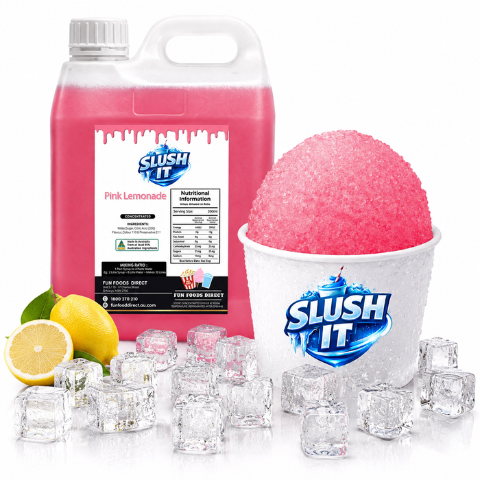 Pink Lemonade Sno Cone Flavour Bottle 2L