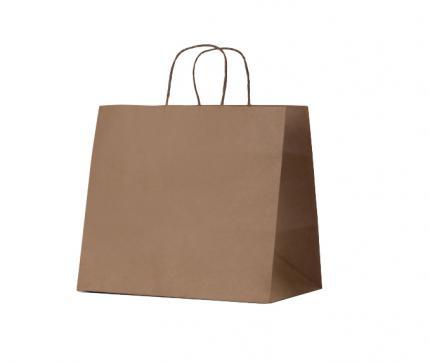 Kraft Paper Take Away Carry Bag With Handle