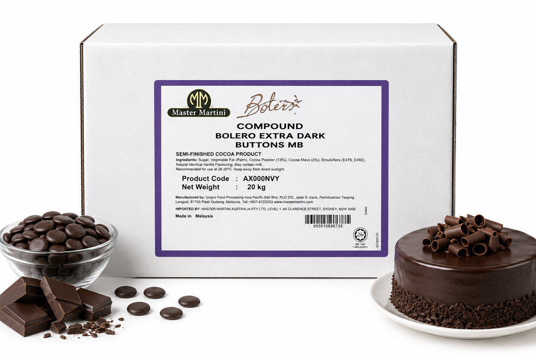 Master Martini Bolero Compound Extra Dark Chocolate – 20kg