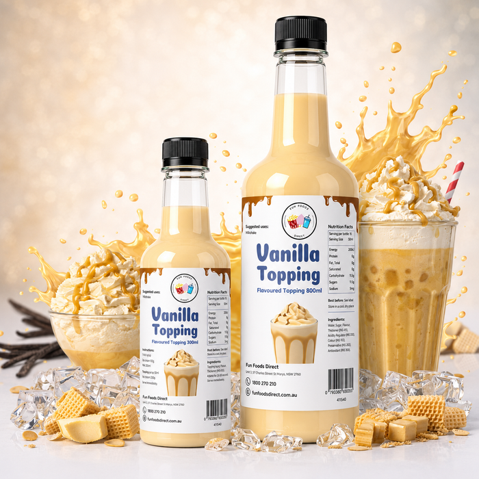 High Quality Vanilla Milkshake Toppings