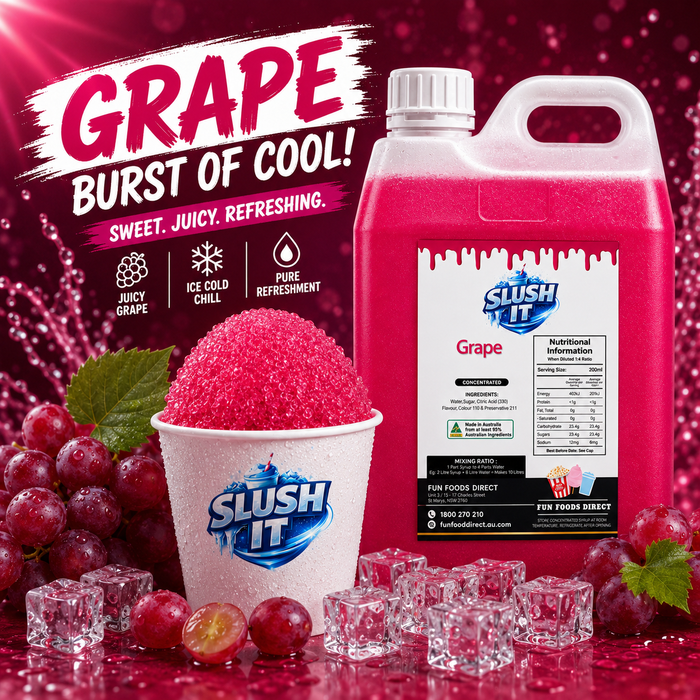 Grape Sno Cone Flavour 2L Bottle