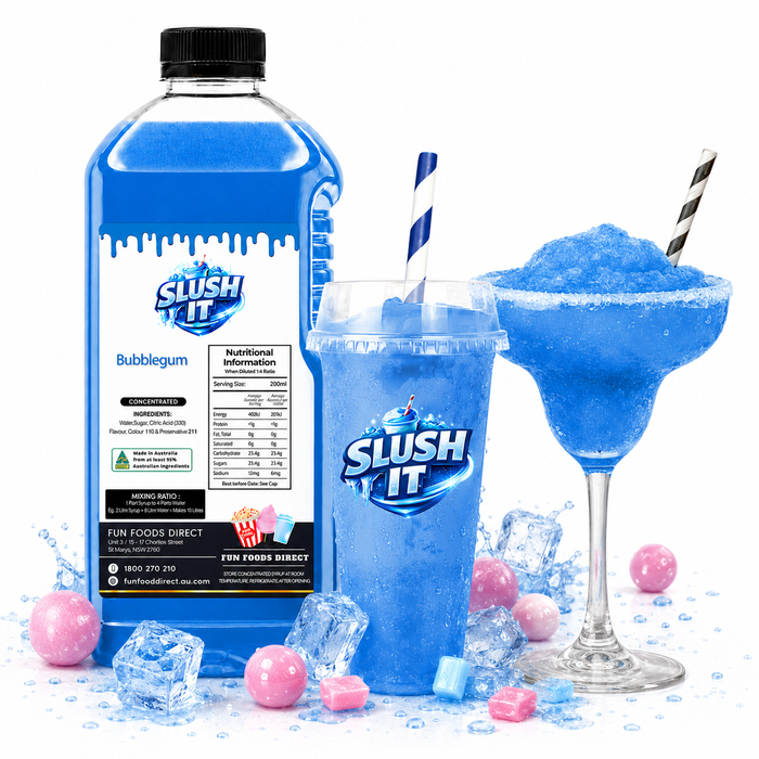Bubblegum slushy mix / Premium Slushy Bottles