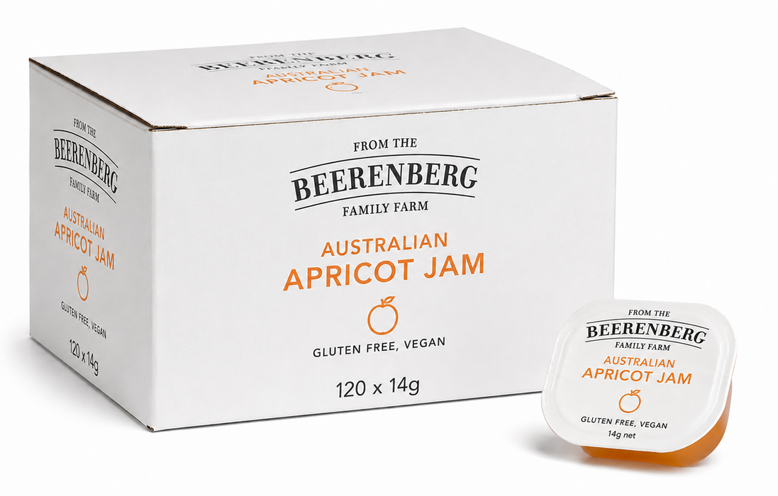 BEERENBERG Apricot Jam Portions 120 Pack