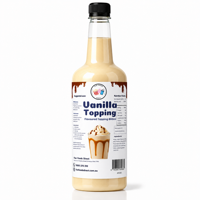 High Quality Vanilla Milkshake Toppings