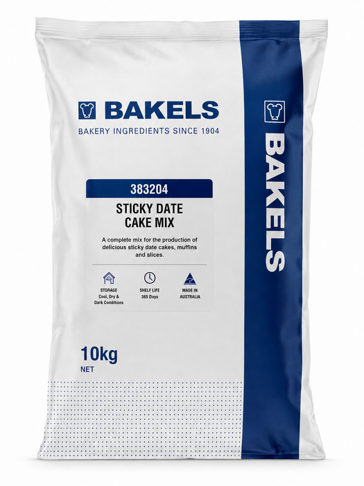 Bakels Sticky Date Cake Mix 10KG Bag