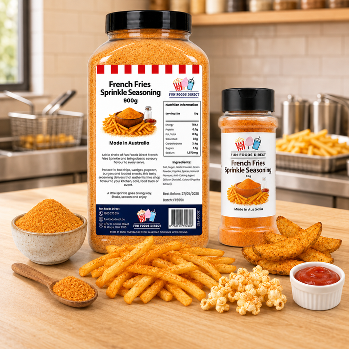 French Fries Sprinkle Seasoning | Savoury Flavour Boost for Chips & Snacks