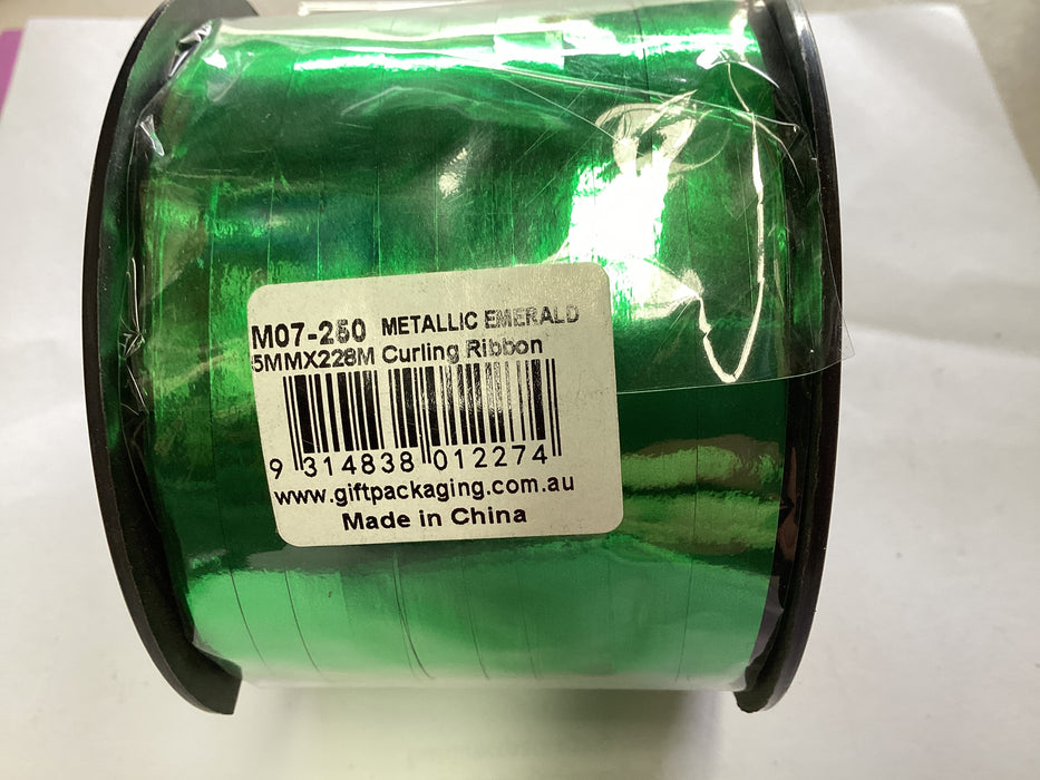 METALLIC EMERALD RIBBON (5mm x228m):