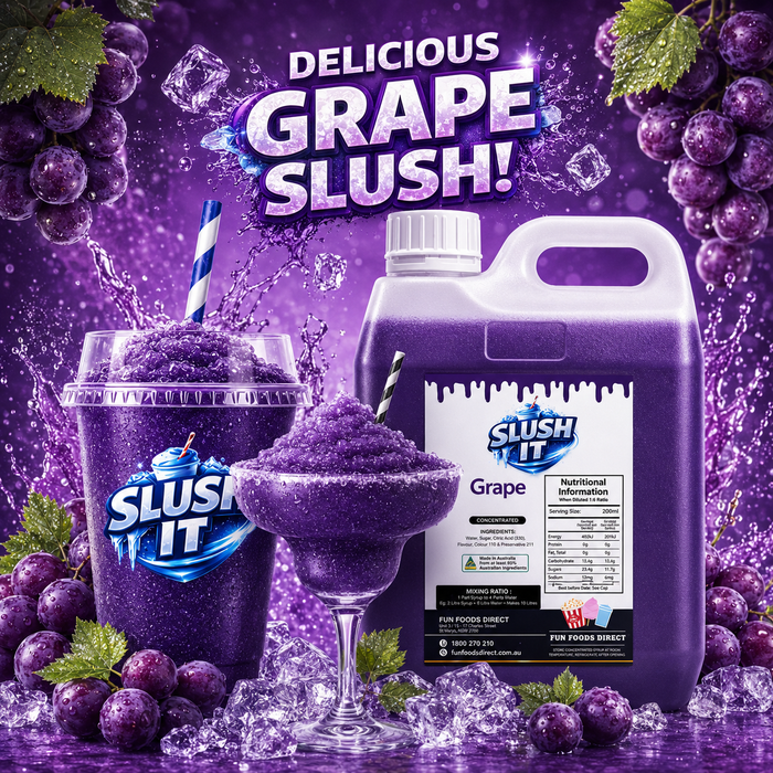 Grape Slush / Slushie Mix Bottles