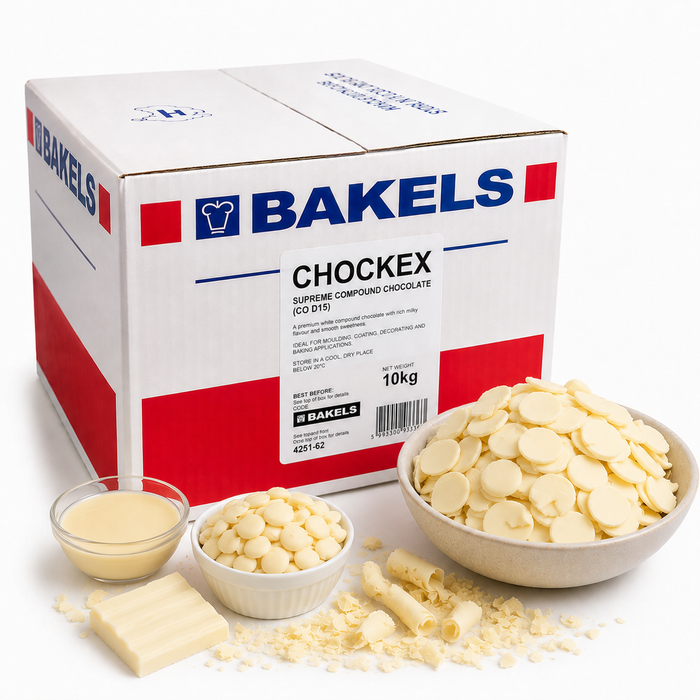 CHOCKEX Supreme MB 10KG Carton – Premium Compound Chocolate for Baking, Coating & amp; Confectionery