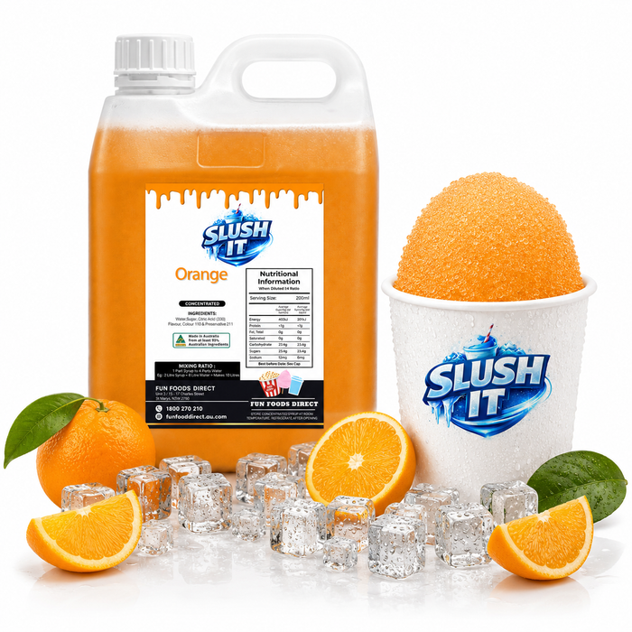 Orange Sno Cone Flavour Bottle 2L