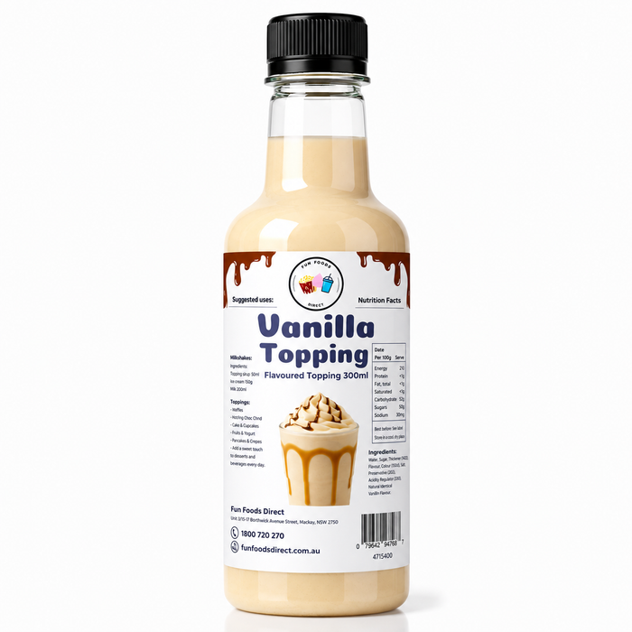 High Quality Vanilla Milkshake Toppings