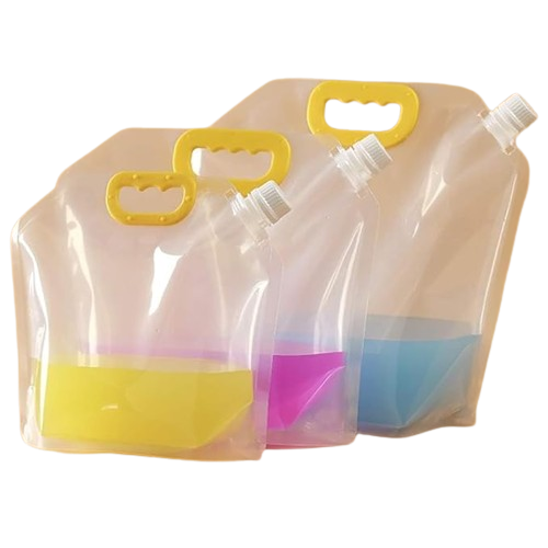 Clear Stand Up Liquid Packaging Pouch Kitchen Storage Bags — Fast ...