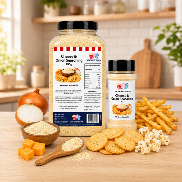 Cheese & Onion Seasoning | Savoury Flavour Boost for Chips, Popcorn & Snacks