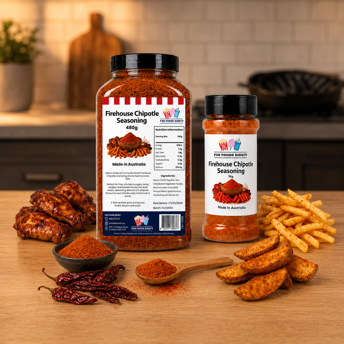 Firehouse Chipotle Seasoning | Smoky Spicy Flavour Boost for Chips, Chicken & BBQ