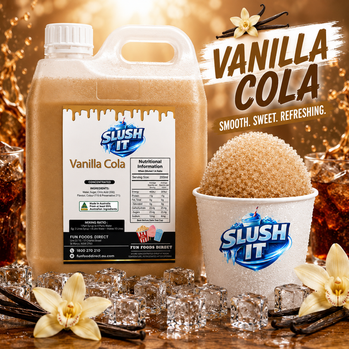 Vanilla Cola Sno Cone Flavour Bottle 2L