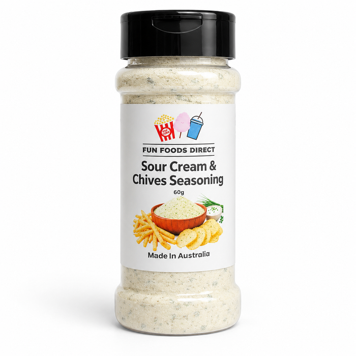 Sour Cream & Chives Seasoning | Creamy Herb Flavour Boost for Chips & Snacks