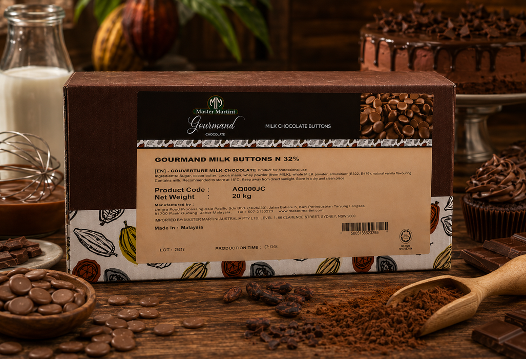 Master Martini 32% Couverture Milk Chocolate 20kg