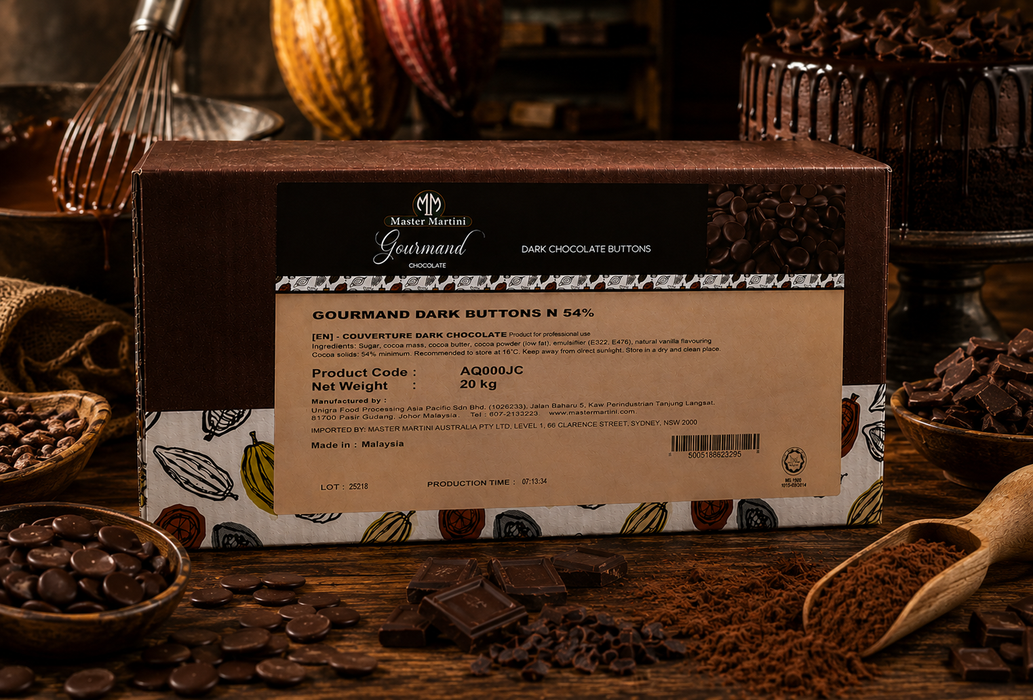 Master Martini 54% Couverture Dark Chocolate 20kg