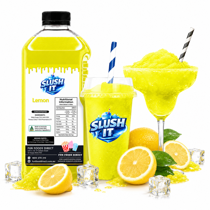 Lemon Slush / Slushie Mix Bottles