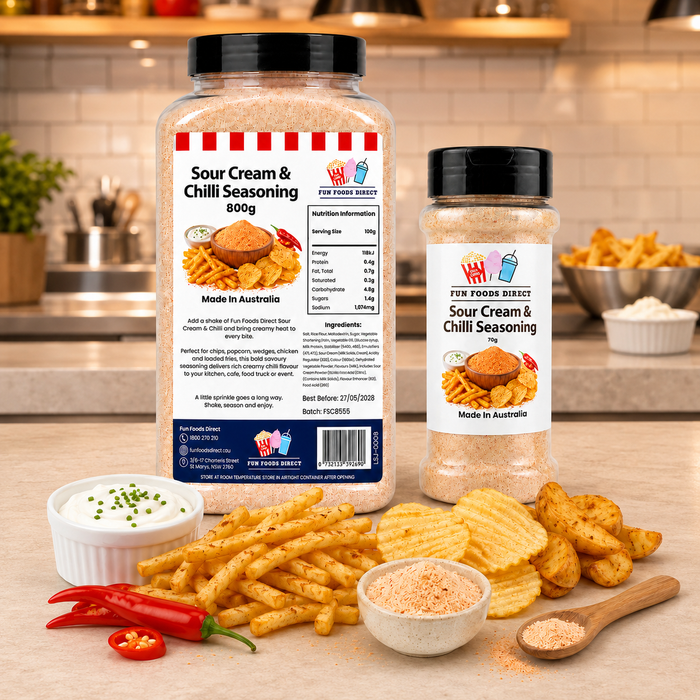 Sour Cream & Chilli Seasoning | Creamy Spicy Flavour Boost for Chips & Snacks