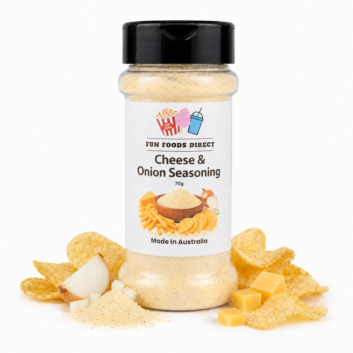 Cheese & Onion Seasoning | Savoury Flavour Boost for Chips, Popcorn & Snacks