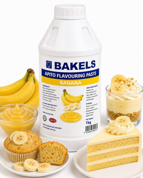 Bakels Apito Flavouring Paste – Banana 1KG