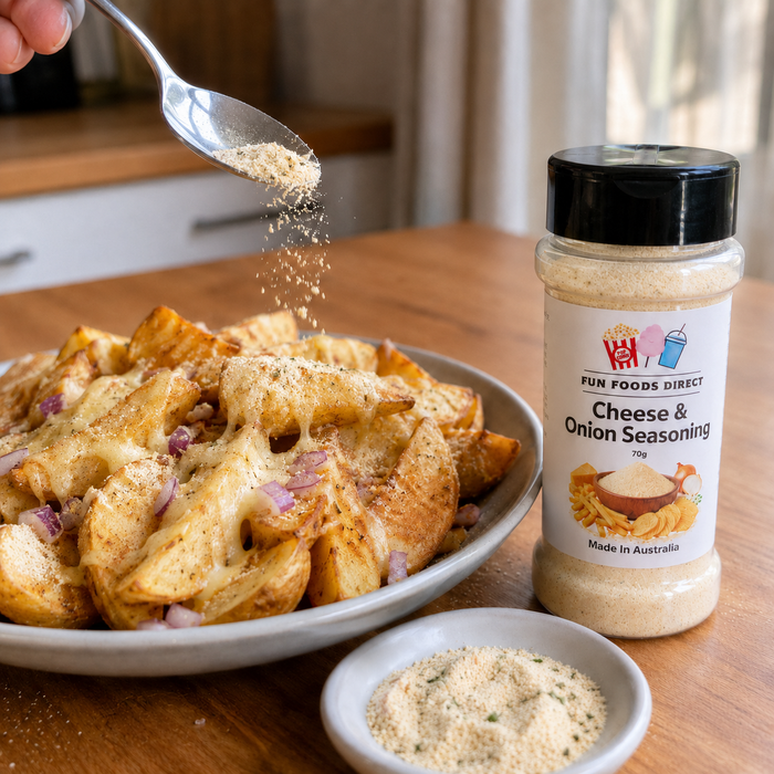 Cheese & Onion Seasoning | Savoury Flavour Boost for Chips, Popcorn & Snacks