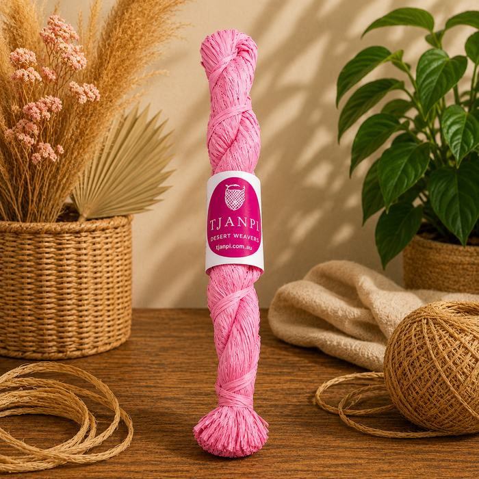 Light Pink Raffia Hank 250g