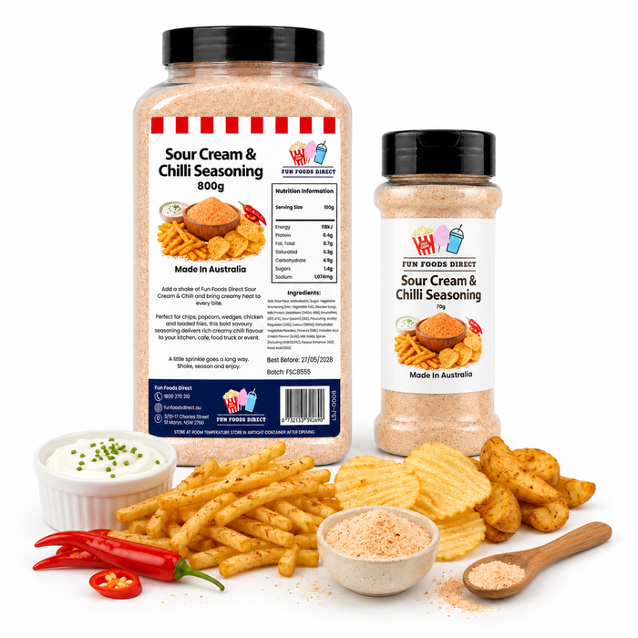 Sour Cream & Chilli Seasoning | Creamy Spicy Flavour Boost for Chips & Snacks