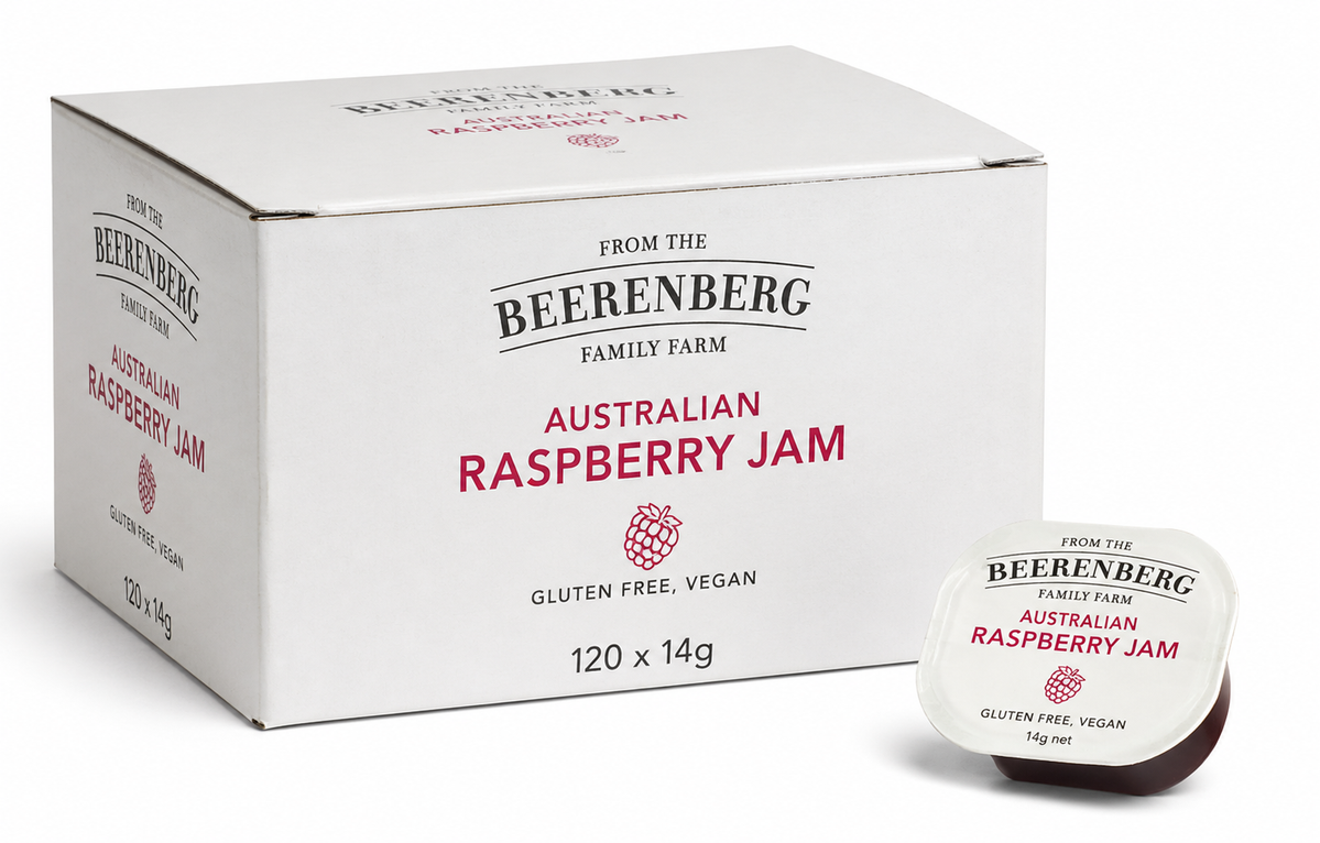 BEERENBERG Raspberry Jam Portions 120’s — Fast Direct Packaging