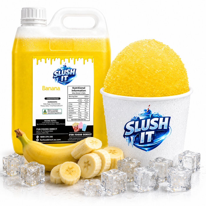 Banana Sno Cone Flavour Bottle