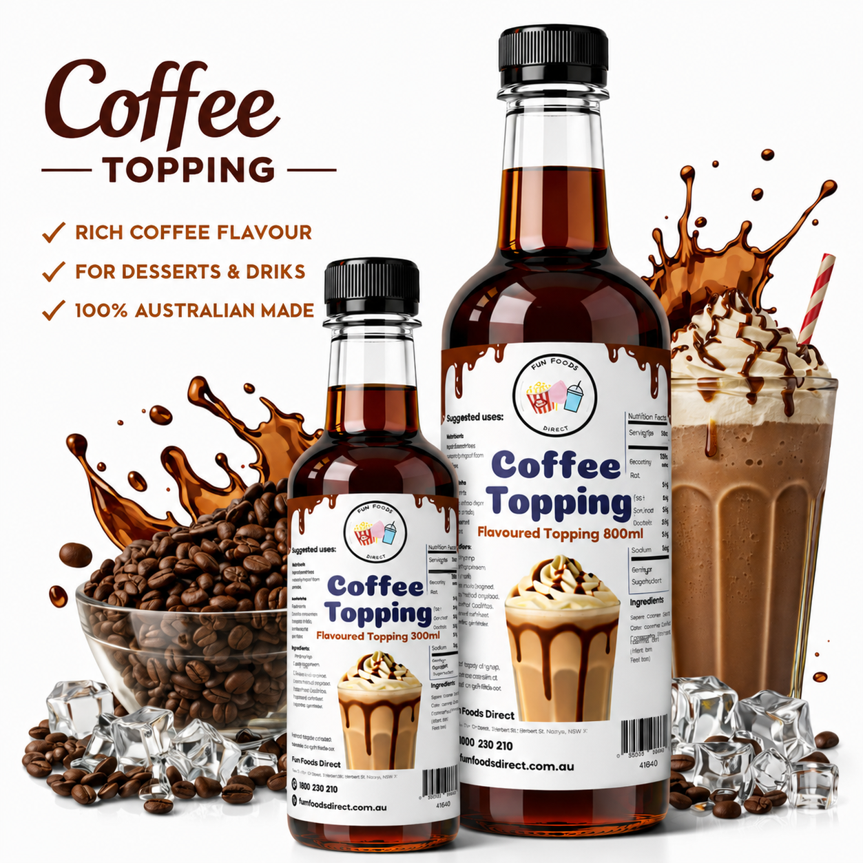 High Quality Coffee Milkshake Toppings - Elevate Your Desserts — Fast ...