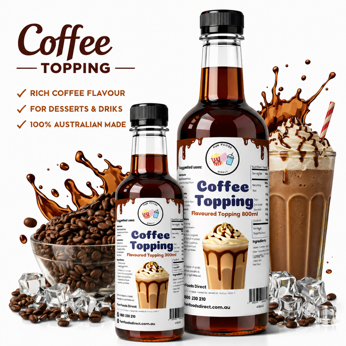 Coffee Dessert Topping for Thickshakes, Sundaes & Drinks