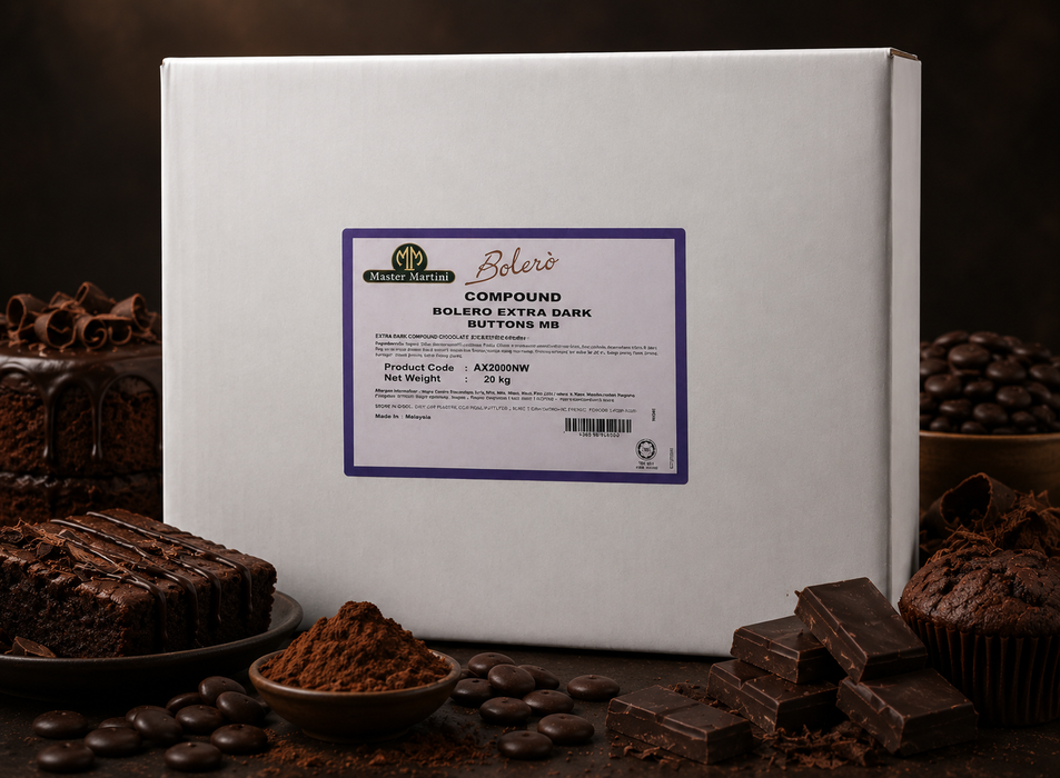 Master Martini Bolero Compound Extra Dark Chocolate 20kg