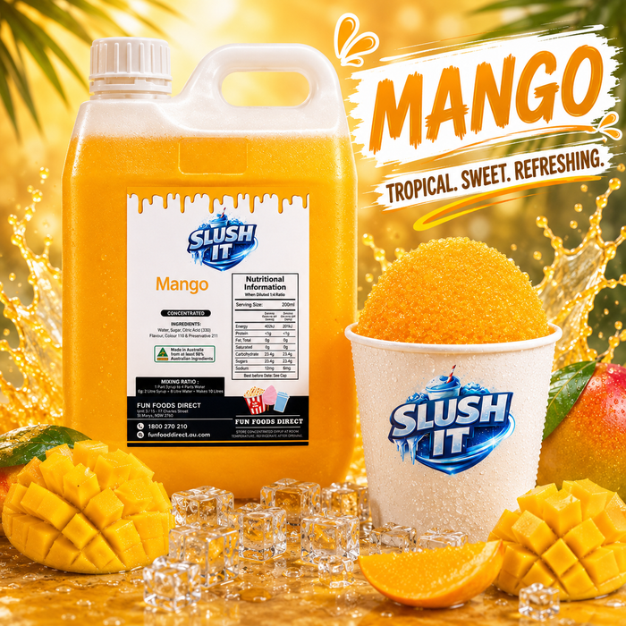 Mango Sno Cone Flavour 2L Bottle