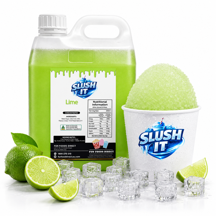 Lime Sno Cone Flavour Bottle 2L