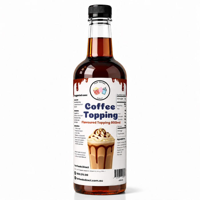 Coffee Dessert Topping for Thickshakes, Sundaes & Drinks