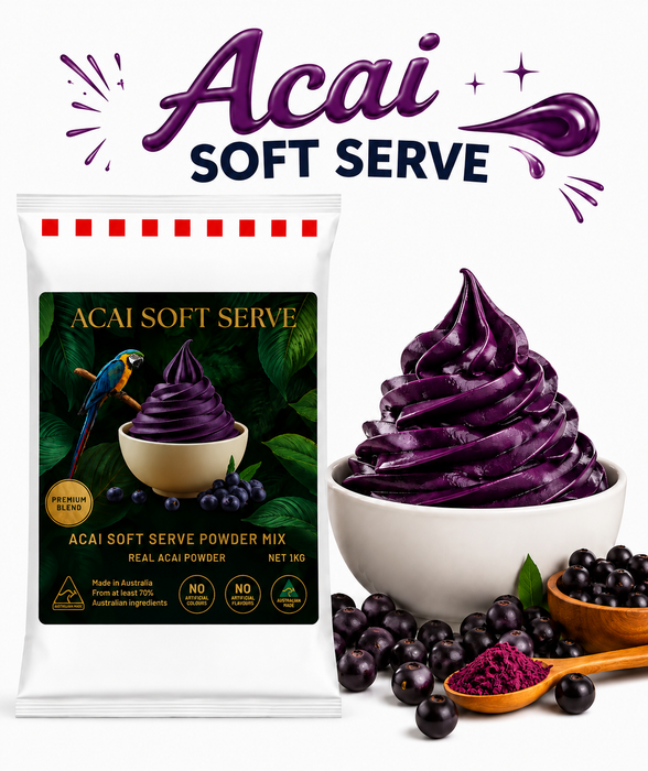 Acai Soft Serve Powder Mix – 1kg