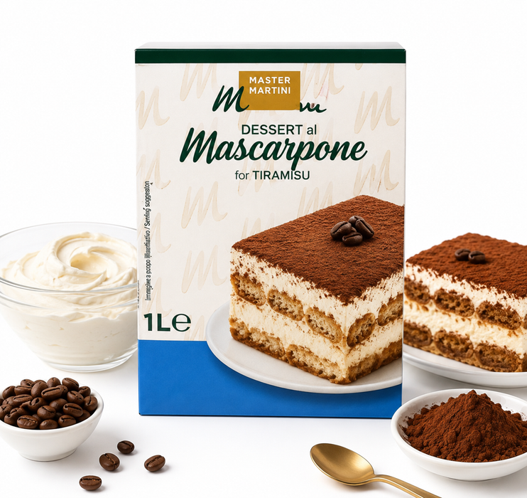 Master Martini Dessert al Mascarpone for Tiramisu – 1L