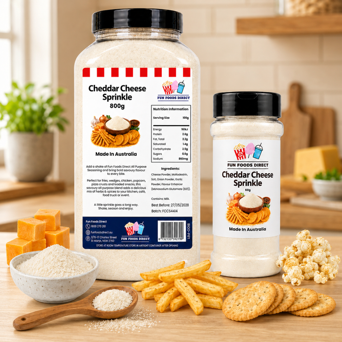 Cheddar Cheese Sprinkle – Australia’s Favourite Flavour Boost
