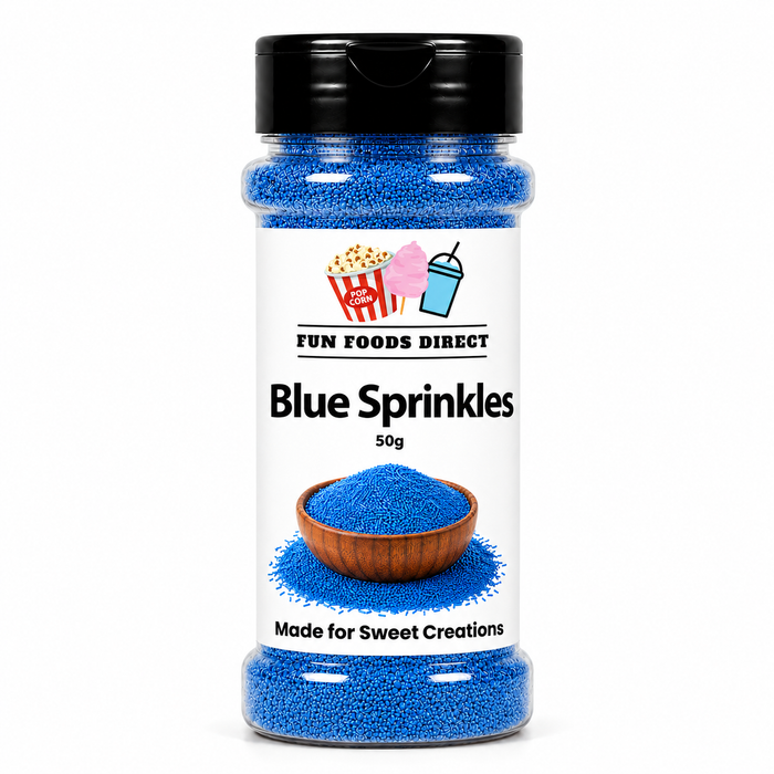 Blue Topping Jimmies Sprinkles 1KG