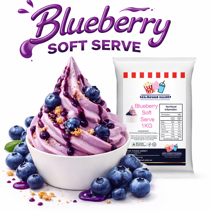 Blueberry Soft Serve Mix